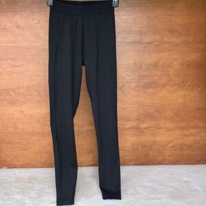 PINK Victoria's Secret Black Ponte Stretch Pants